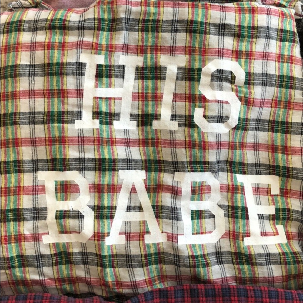His Babe button down